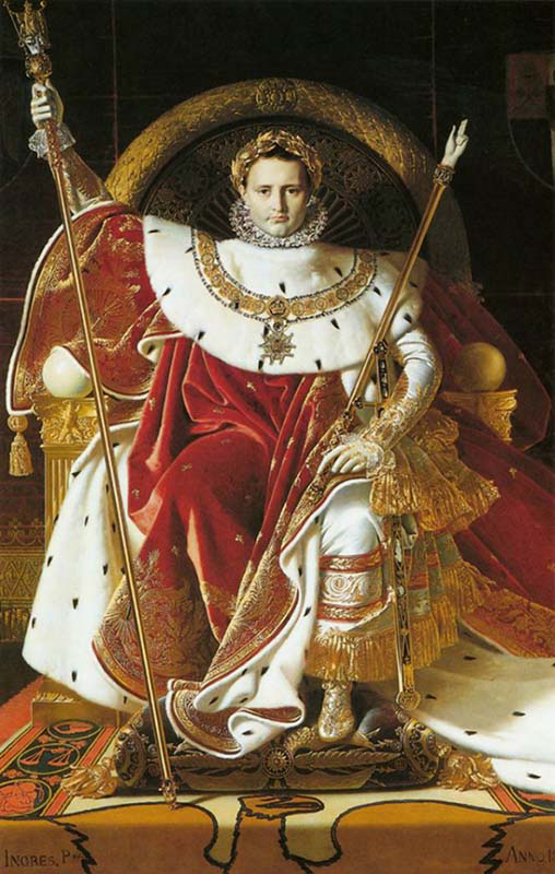 Napoloen one on Imperial Throne